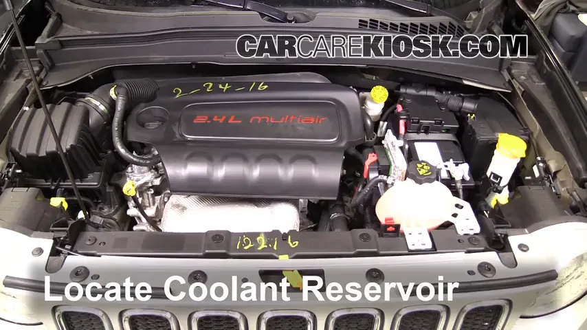 2016 Jeep Renegade Limited 2.4L 4 Cyl. Antigel (Liquide de Refroidissement) Rincer Antigel